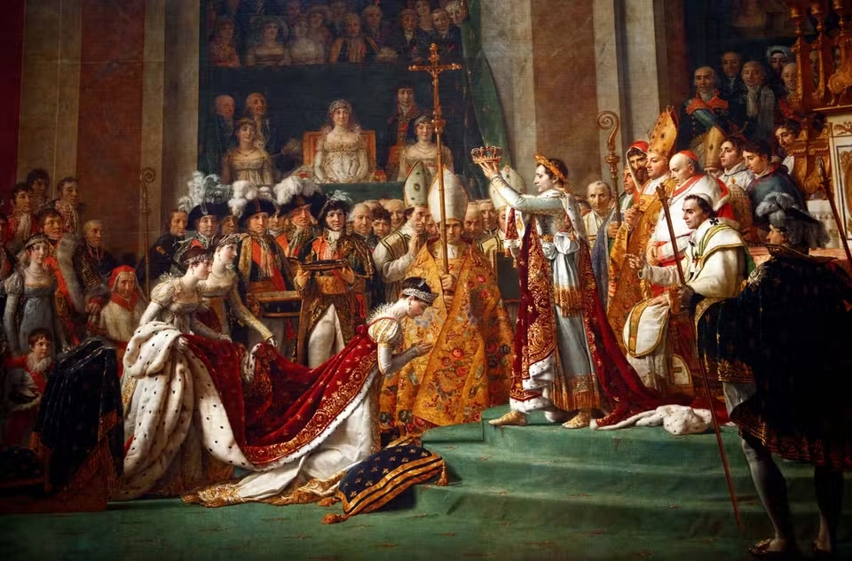 Paris célèbre Jacques-Louis David et l’héritage napoléonien au Louvre 1 Le sacre de Napoléon Jacques-Louis David