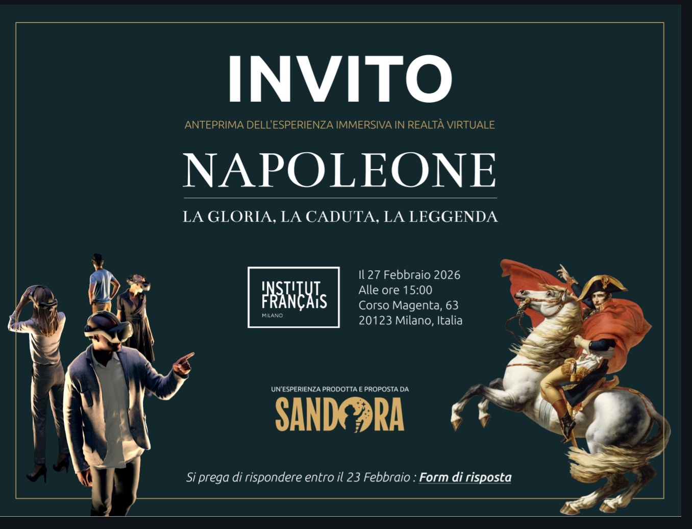 Invitation Sandora Milano