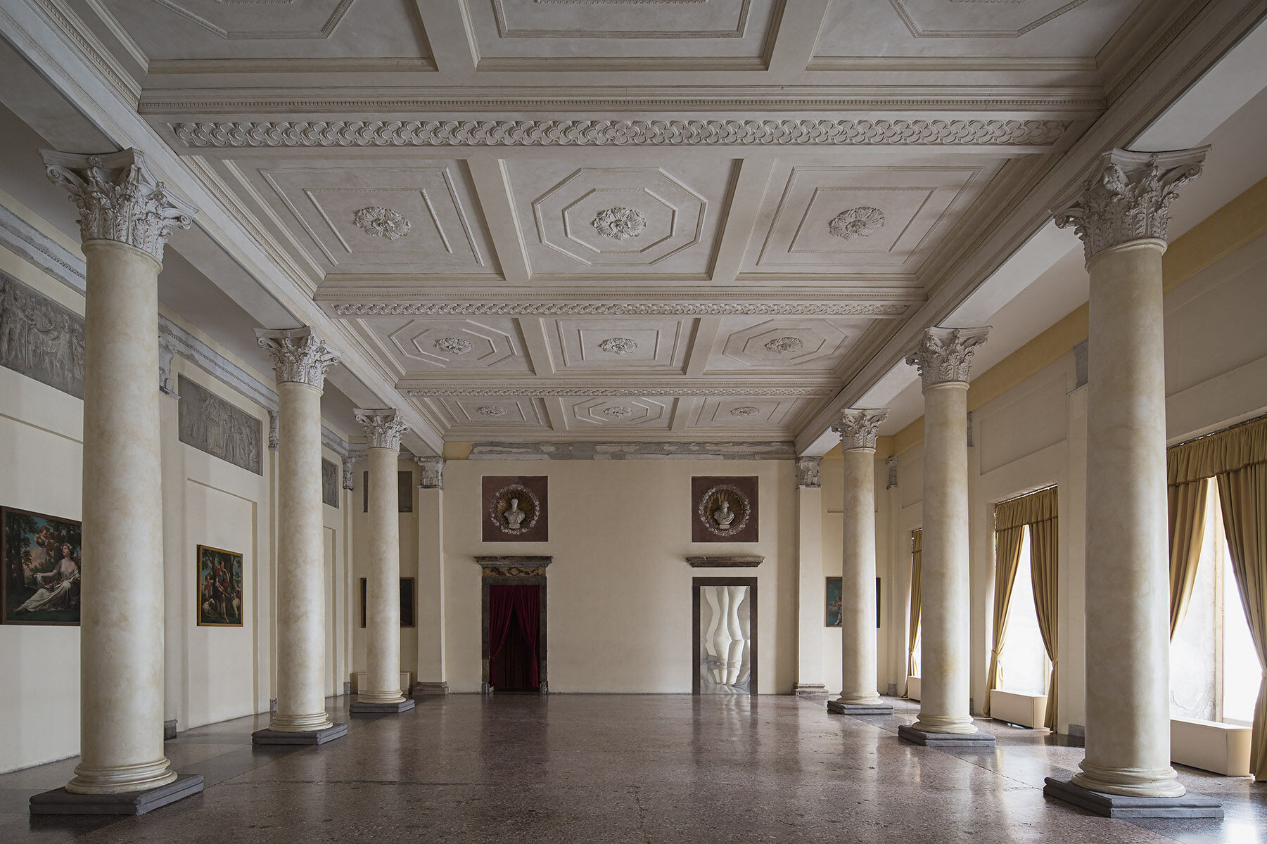 Milan : Revivez les salons de l’époque napoléonienne au Palazzo Reale 3 19.Sala delle Otto Colonne foto Lorenzo Pennati 2017