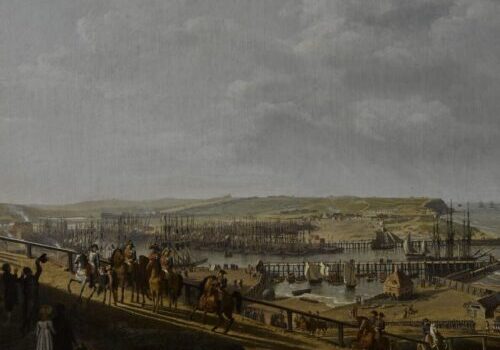 Napoléon visitant le camp de Boulogne en juillet 1804