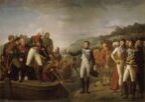 Serangeli Adieux de Napoléon et dAlexandre après la paix de Tilsitt 9 juillet 1807
